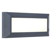 Lutec Helena Wall Light 11W with Integrated Led 4000K - Dark Grey